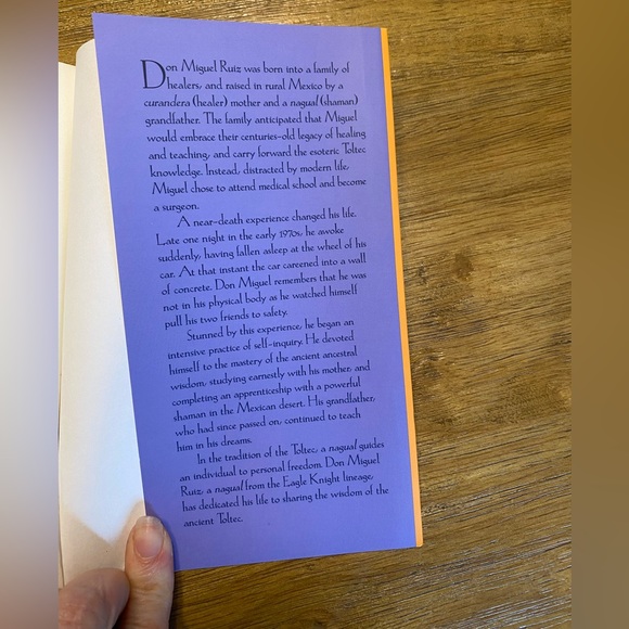 The Four Agreements By Don Miguel Ruiz A Toltec Wisdom Book Guide to Personal Fr - Picture 6 of 6